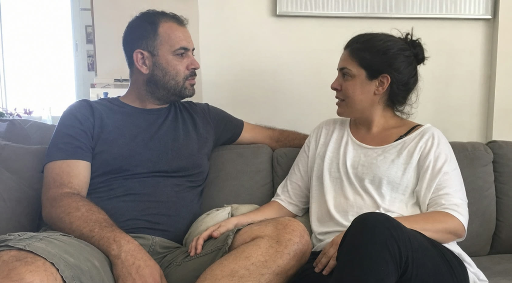 שיחה זוגית רגועה בקליניקה